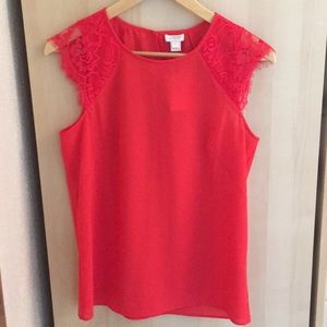 JCREW *new with tag* silky red tank